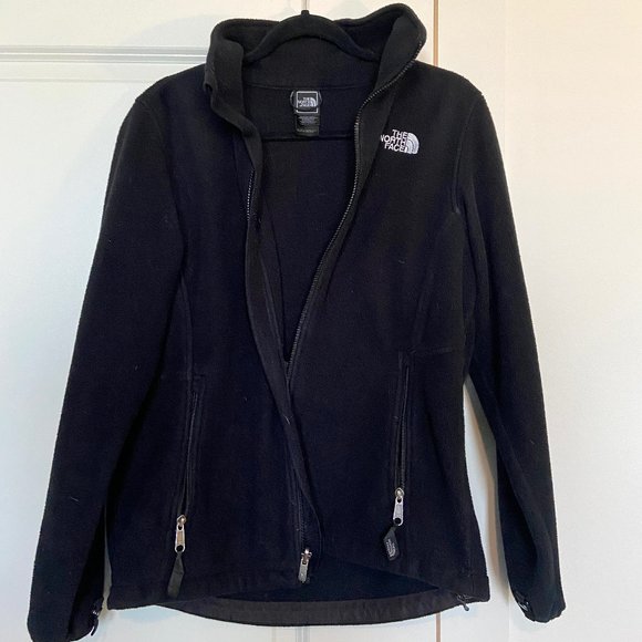 The North Face Women's Fleece Black Zip-up Jacket - Picture 1 of 1